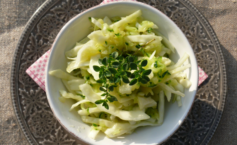 Fresh Cabbage Pineapple salad