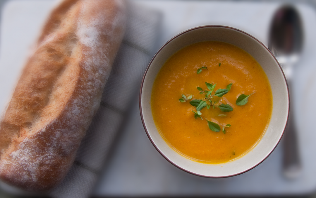 Super Easy And Tasty Carrot Soup With A Taste Of Ginger