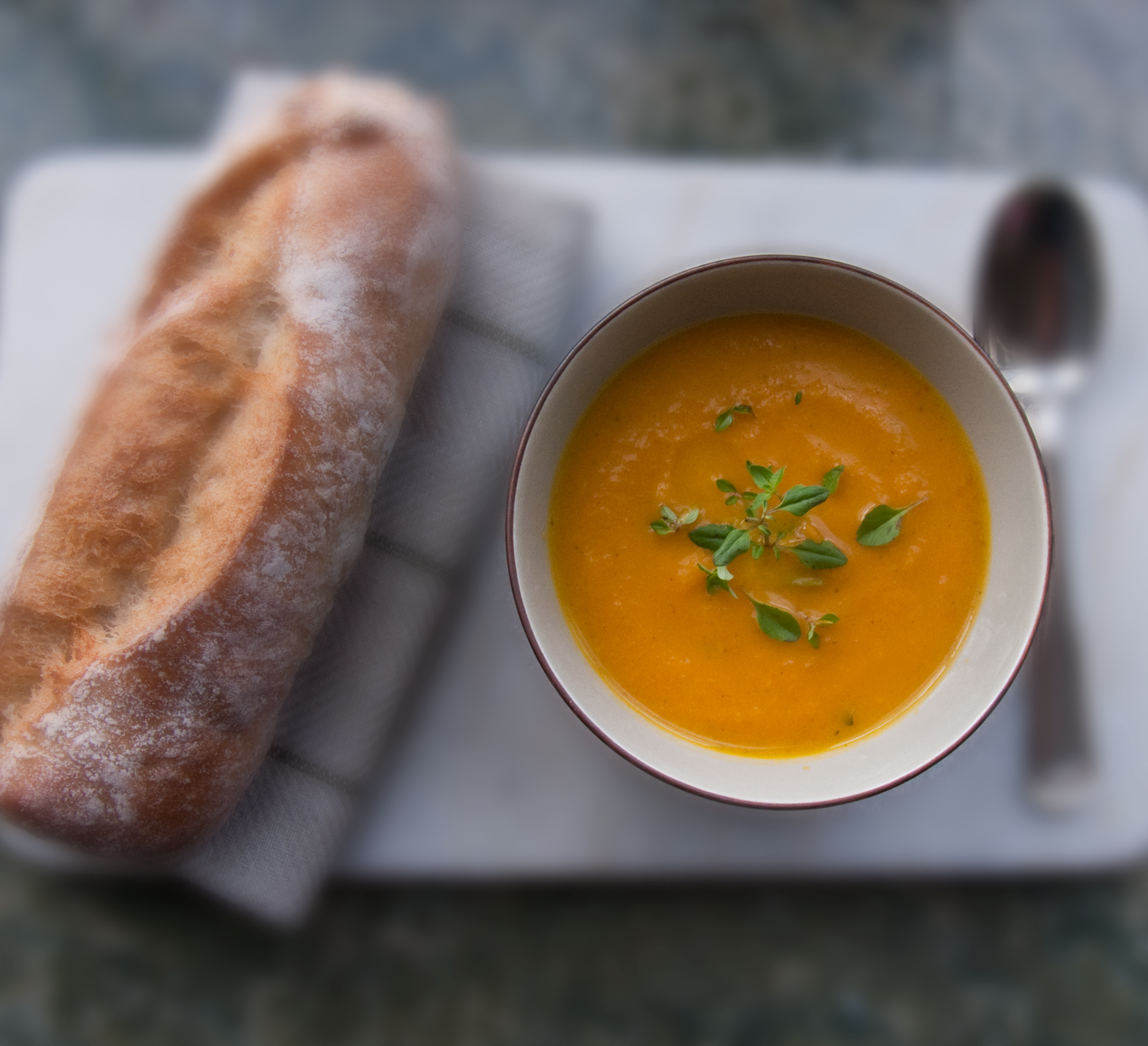 Carrot Soup With A Taste Of Ginger