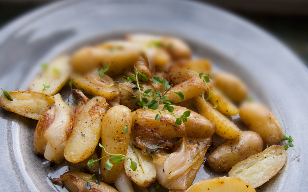 Crispy Salt-and Rice Vinegar Potatoes