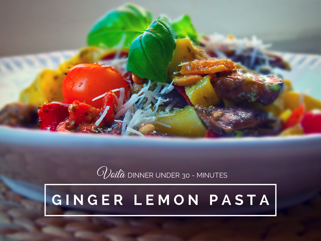 Ginger Lemon Pasta