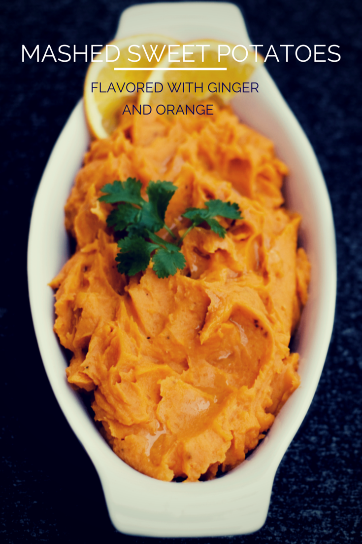 Mashed Sweet Potato with Ginger and Orange