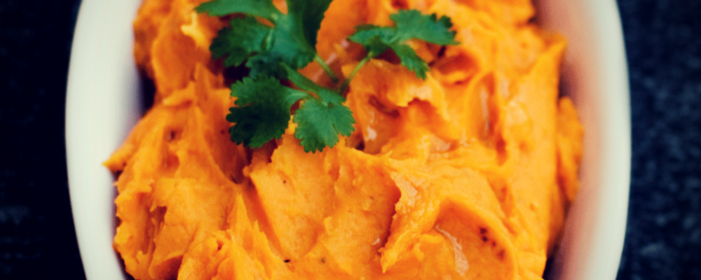 Mashed Sweet Potato with Ginger and Orange